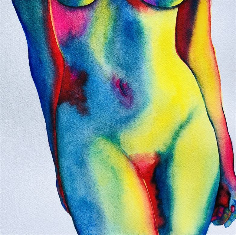 %22Nude No. 12%22 Artistic Nude Artwork by Artist jennchurch